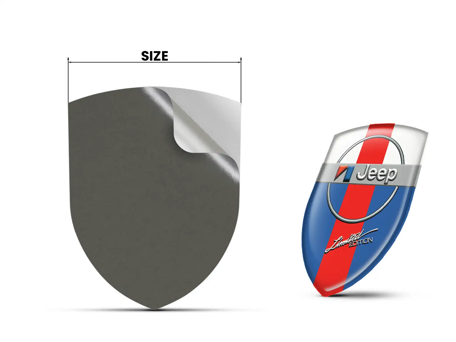 Jeep Adesivi Auto Divertenti Moderni Max Pro Chic Edizione
